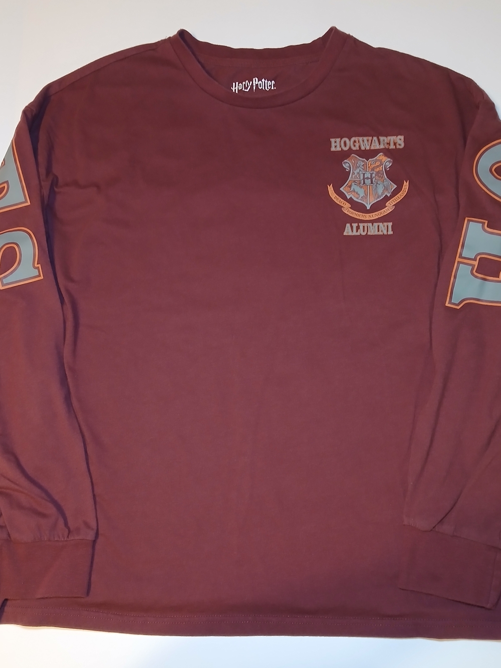 Harry Potter Hogwarts Alumni Long Sleeve Shirt - Maroon